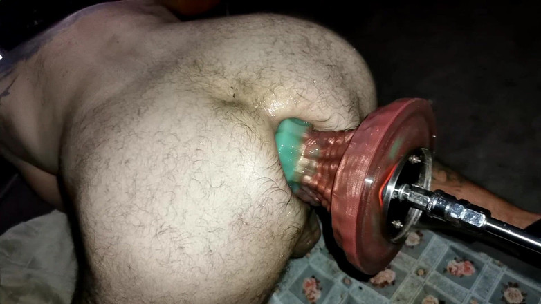 Fuck machine massaker: Dildo baru Mandrake XL mesin kongkek dubur