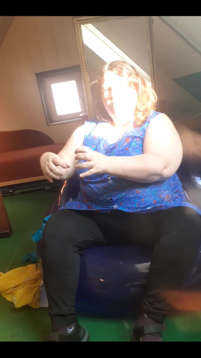 tammara big: Smock y globo, mira lo que hago con los globos