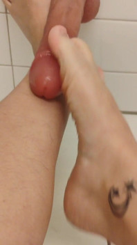 Dildo Footjob