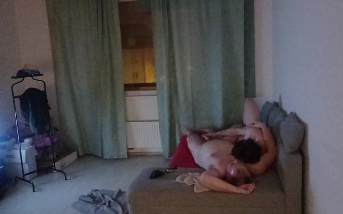 Bisexual love: Fucking His Ass in Front of Open Window