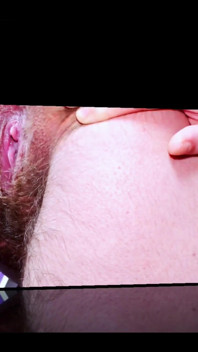 Stinky Pink Pussy Full of Smegma and Creamy Waiting for Your Tongue