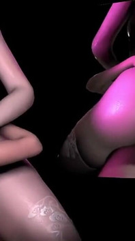 섹시한 란제리를 입은 3D 귀여운 아시아 창녀가 너무 따먹히네