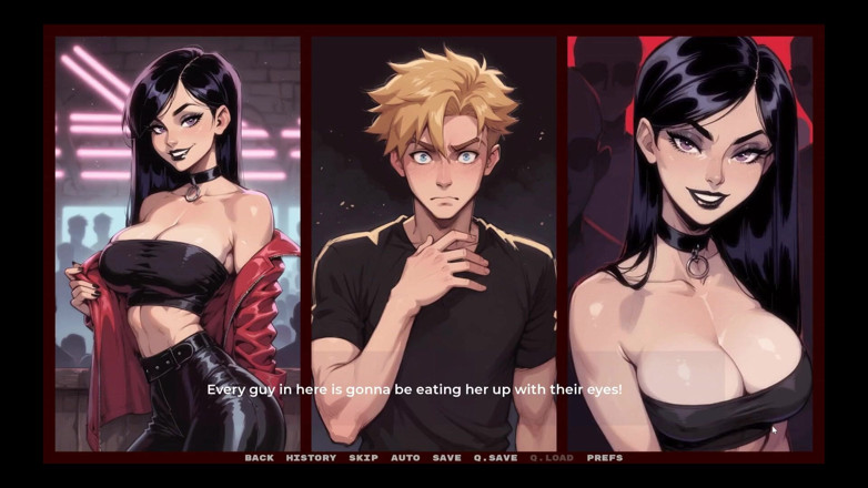 Cumming Gaming: My New Girlfriend [ Taboo Hentai Game ] Ep.40 Goth Girl Blowbang...
