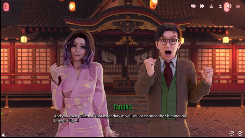 Johannes Gaming: Julia Japonya'da 7 Julia titreyen ejderha uçuşunu doğru yapıyor