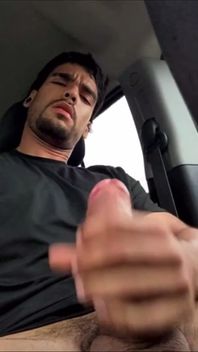 Wanking in the Car