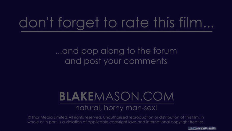 Blake Mason: Doi băieți părosi ejaculează tare!