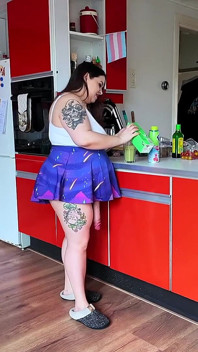 Jerking off with Futa Stepsister