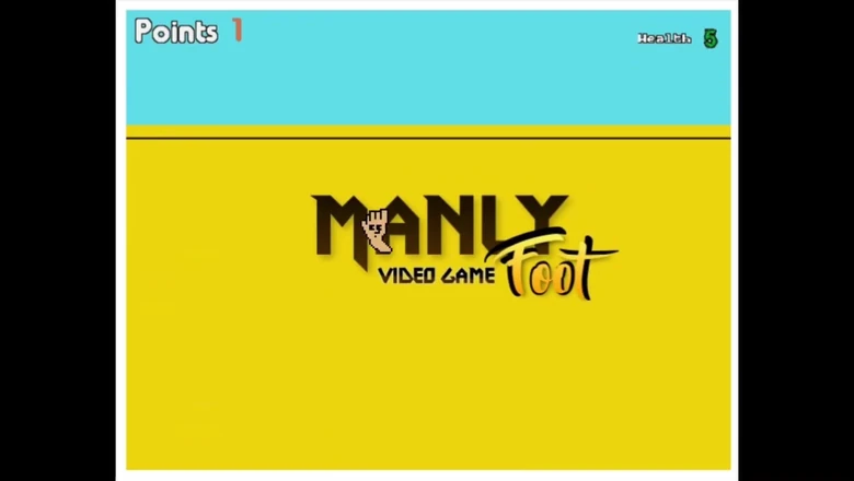 Manlyfoot: Manlyfoot - Permainan Arked Gaya Retro 8bit - Bermain Sebagai Kaki Saya Dan...