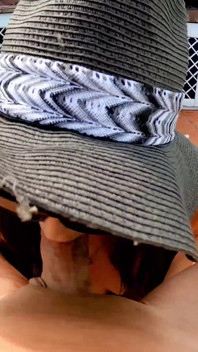Rooftop POV Blowjob in Broad Daylight