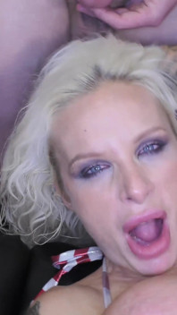 Three Busty MILF's Getting Their Christmas Gangbang