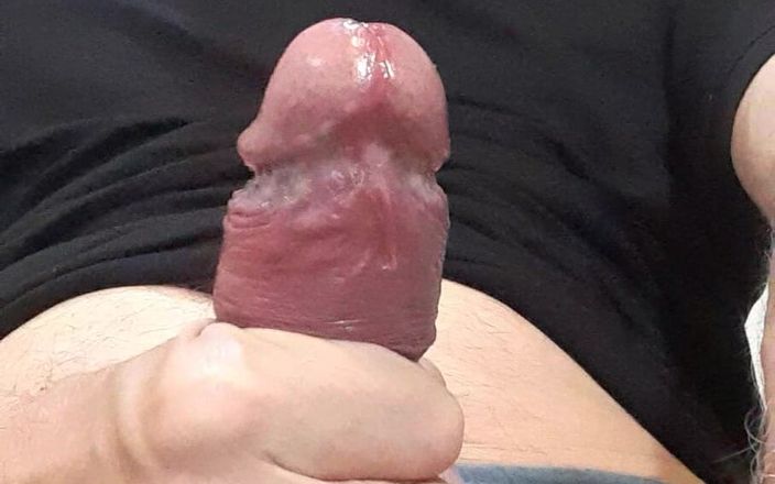 Big uncut hard cock: 巨根