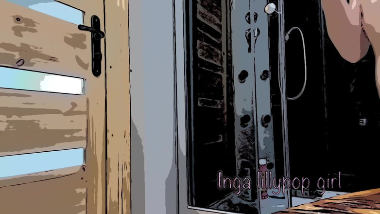 Inga lillypop girl comics: Podwójna Penetracja Z Wielkim Dildo