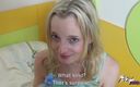 POV Bitch: Shy skinny blonde teen creampied by stranger when push his...