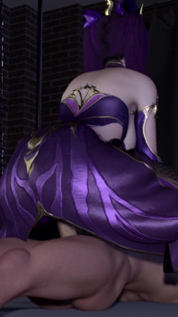 노예와 하드코어 섹스를 즐기는 3D 슈퍼 핫한 BDSM 퀸