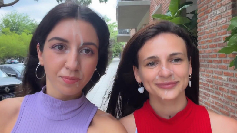 Katty West: Slutty Neighbors Ask for Cum on Their Cute Faces for...