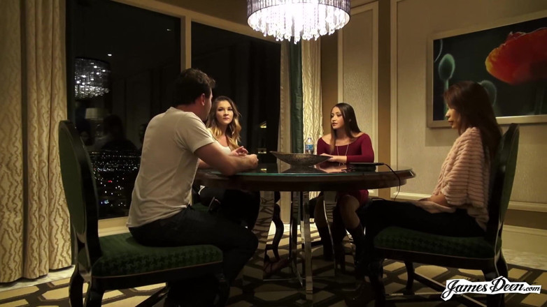James Deen: Avi love, bambi, sami parker di-gangbang sama james deen