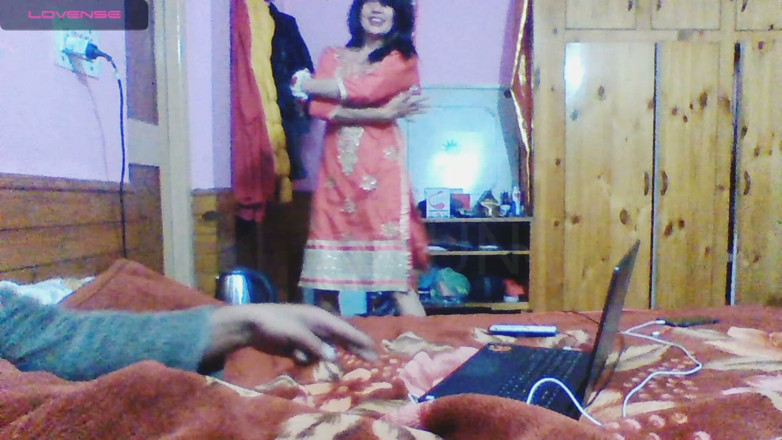 Bolly Karma: Cutie on the Bed Given Blowjob to the Beloved Guy