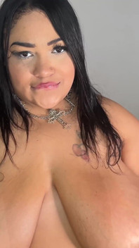 Big Tits Latina Slut Doll Fucks a Big Dildo and Gushes Pee