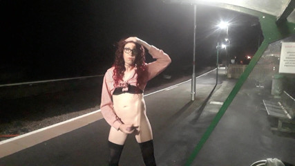 The Midnight Minx: Stripping at the train station