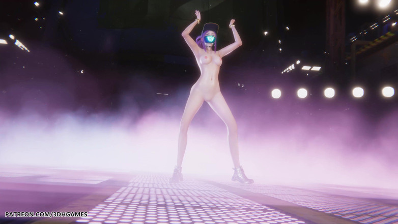 3D-Hentai Games: Mmd Lisa - Futw Akali Sexy Goal Dance League of Legends...