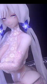 Super boutique [mmd] som fraco Ansioso para o dia da garota cueca erótica pulando ovo lascivo padrão dança tapa