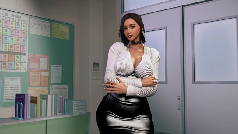 Why fuck so hard: 3D super geile slet milf lerares heeft pijpbeurt met een...