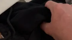 Old and Young. Helping Hand. Old Helps Boy Jerk Little Cock and Cum