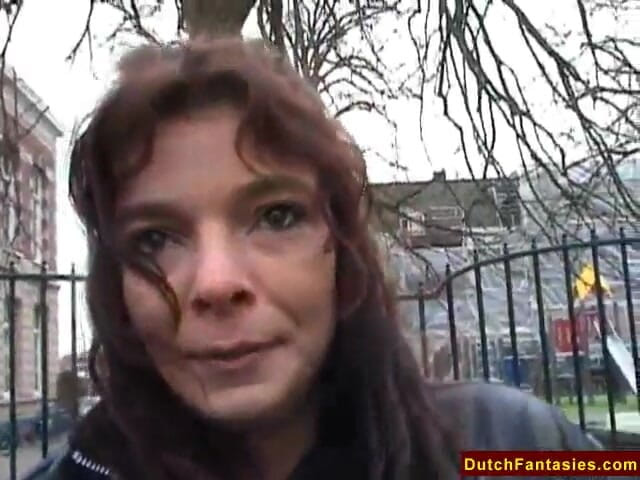 Dutch Fantasies: Brunette milf gets her wet pussy fucked and fingered