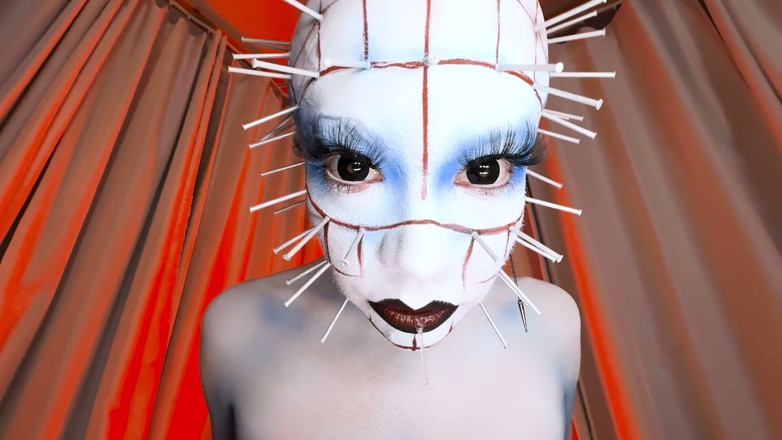 Little Puck: Hellish Pleasure (pov Pinhead Cosplay)