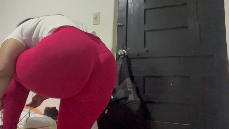 zendella usain: Thick Neighbor BBW Changing Clothes Finds Camera