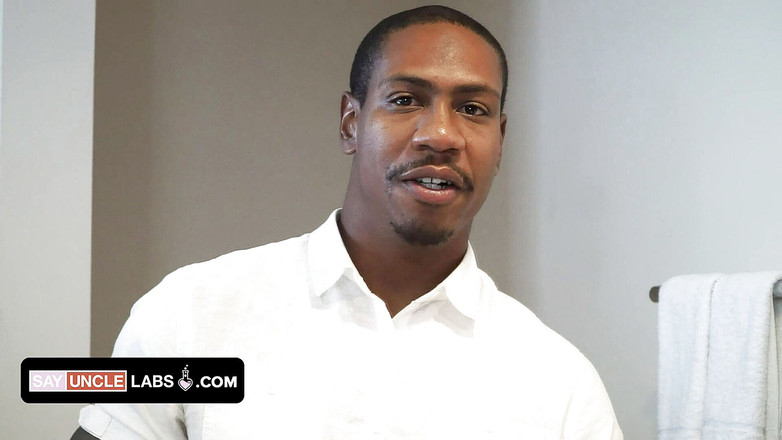 Say Uncle: Black hunks doing some serious anal fucking session going on