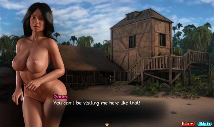 Dirty GamesXxX: Treasure of Nadia: มิลฟ์เซ็กซี่หน้าอกใหญ่บนชายหาด ตอน 46