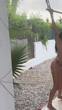 Lola Jungle Girl on Arm Pole Bondage and Poolside Restrain HD