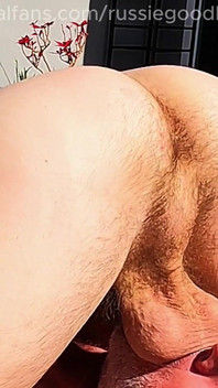 Daddy 69 Eating Boy Butt Outdoors!