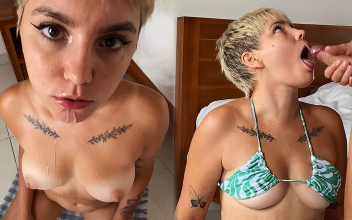 My Little Betsy: Betsy Oral Creampie Compilation 2 - Cumshot in Mouth, Cum Swallowing and...