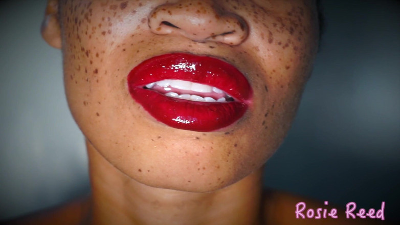Rosie Reed: Merosakkan Orgasme Awak Untuk Bibir Merah Berkilat - Fetish Gincu Merah...