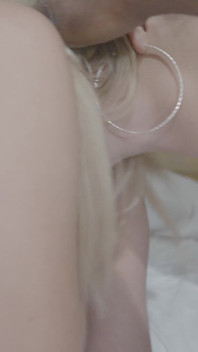 Blonde British Slut Takes on Two Huge Black Cocks