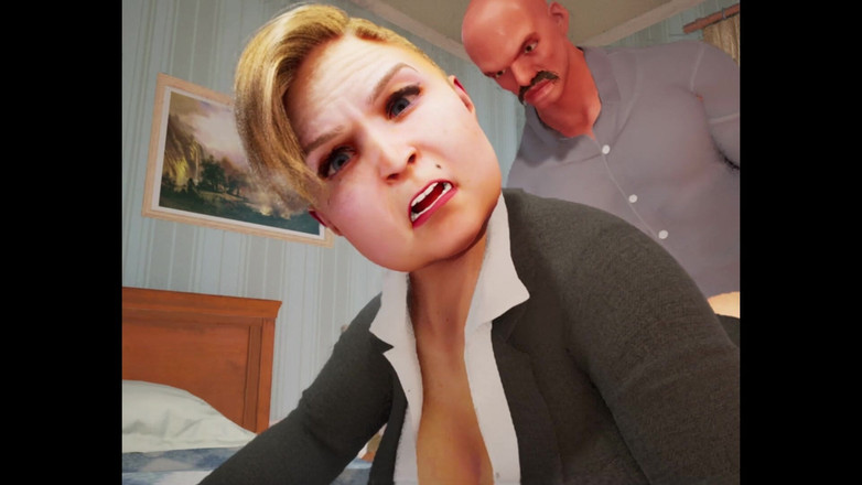 Denis animation: Büyük göğüslü tombul kızlar pizzayı sever