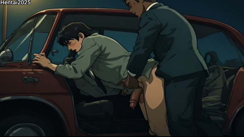 Hentai2025: Interracial Car Sex Compilation of Lawyers Cartoon Hentai Animation