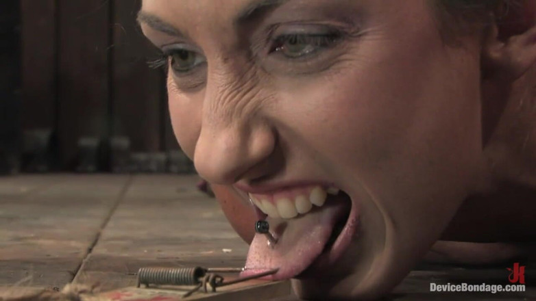 Device Bondage by Kink: Wenona Former Gymnast Ass Hooked to Hell.