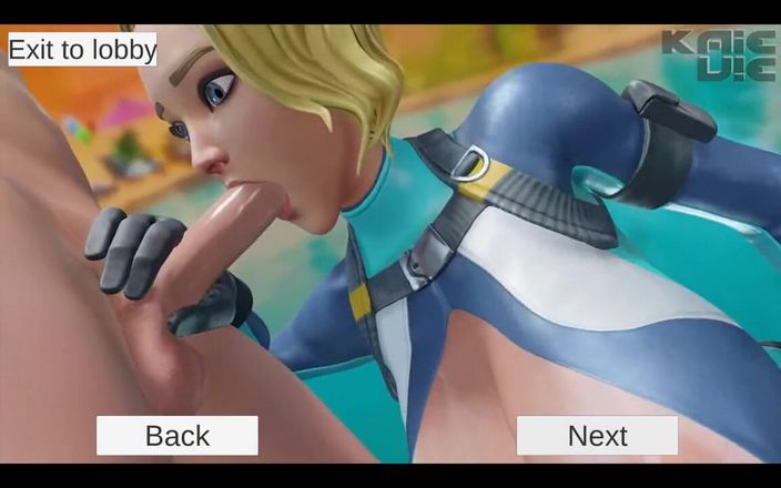 Miss Kitty 2K: Fh - Surf Rider Aqua Marine Street Fight Sfm przez Foxie2k