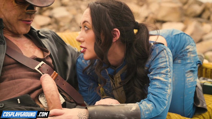 Cosplayground: Sage Hunter yüzüne boşalana kadar ghoul sert yarağı alıyor - fallout...