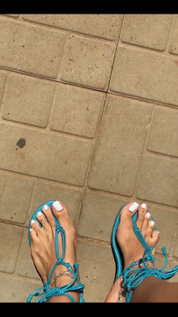 I Love the Color of These Sandals
