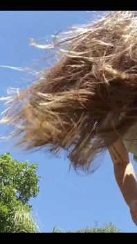 Shaking Out My Long Hair