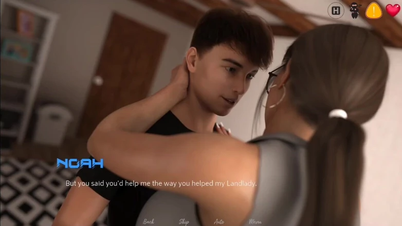 Neorm: Step Sister and Step Brother Kissing Each Other
