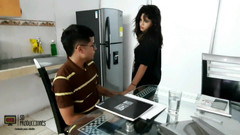 tommyy: Sexy mladá dívka je ošukaná nevlastním bratrem s velkým ptákem -...