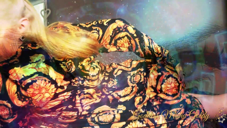 Goddess Misha Goldy: ASMR aur sambhog karne vaala bren vosh! main tumhen apne...