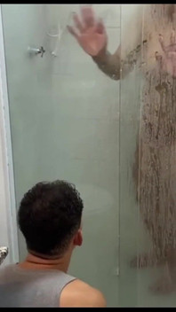 My Stepmother Caught Me Looking at Her in the Shower, She Was Very Horny, That She Forced Me to Fuck Her Very Hot Asshole