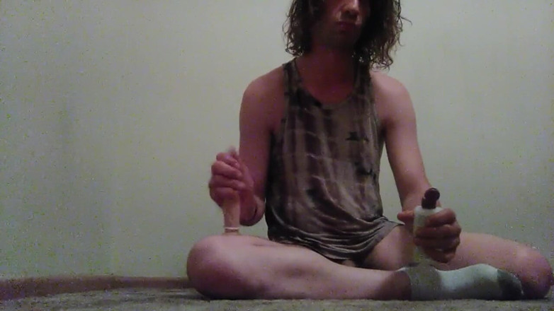 LilTaste: Transgal wobble na robertku; Transgirl na D s Cumshot