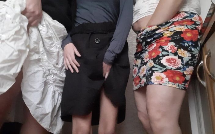 Lesbian-candys: スカートの下の6つのオーガズム - レズビアンキャンディー